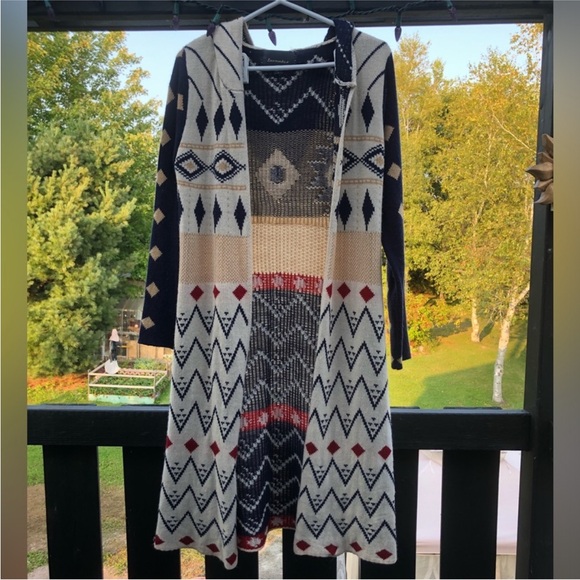 Aztec print cardigan - Picture 7 of 13